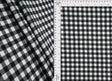 Gingham Print Rib Knit Fabric