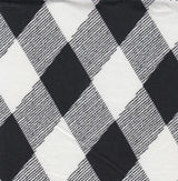 1 Yard Lightweight Brushed Checkered Print DTY Knit Fabric Polyester Spandex 58 Inch Wide for Sewing