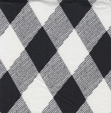 1 Yard Lightweight Brushed Checkered Print DTY Knit Fabric Polyester Spandex 58 Inch Wide for Sewing