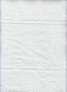 Embroidered Floral Cotton Lawn Eyelet Ivory