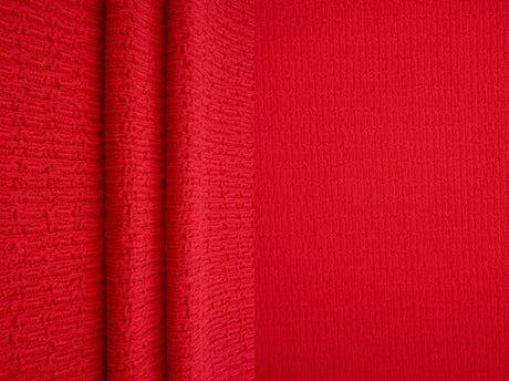 Bubble Jersey Crepe Solid Stretch Fabric
