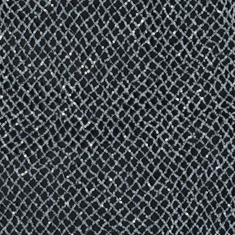 Fancy Sequined Netting - Off-White