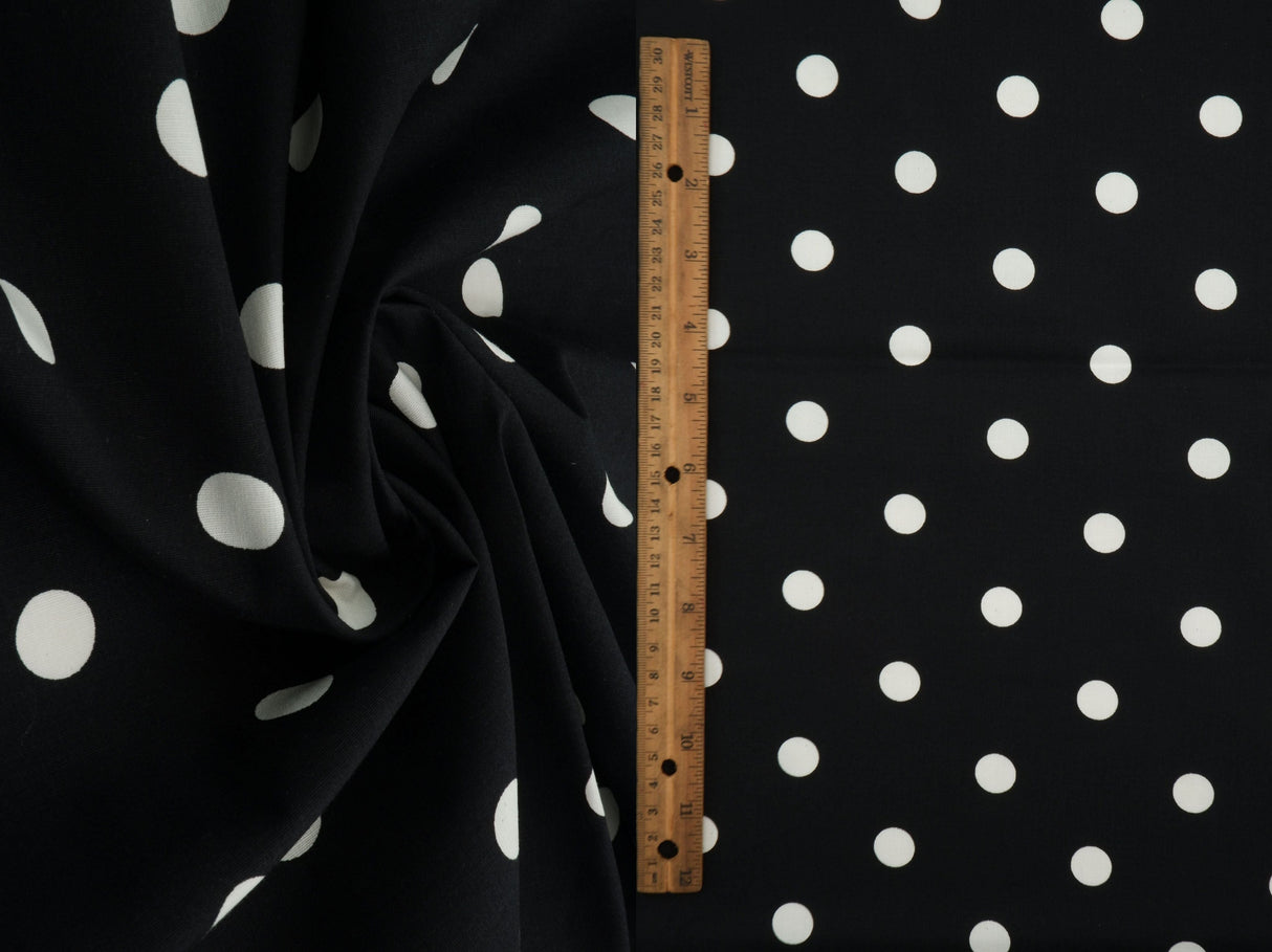 Small Dot Stretch Poplin