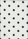 Stretch Poplin Small Dot Fabric Cotton Spandex Woven Print, 57/58" Wide