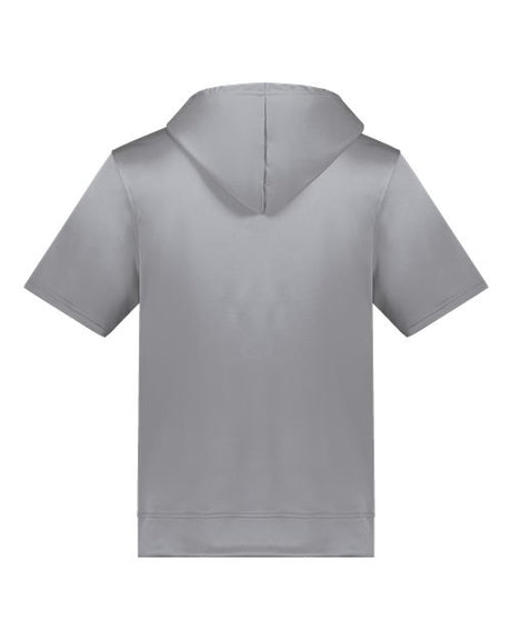 Fleece Short Sleeve Hooded Pullover