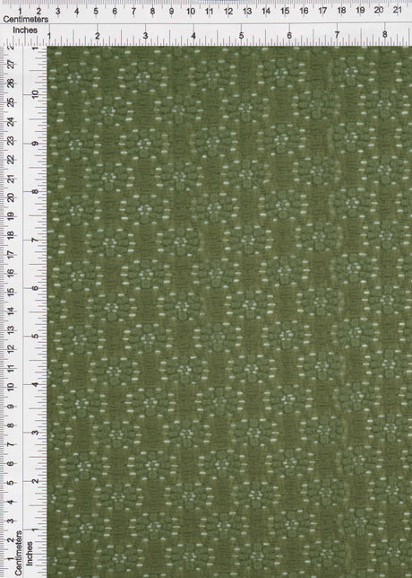 Ditsy Floral Lace Nylon Cotton Spandex