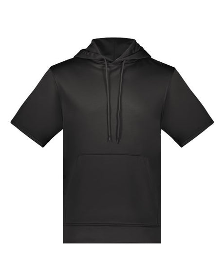 Unisex Fleece Short Sleeve Hooded Pullover