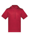 Unisex Fleece Short Sleeve Hooded Pullover