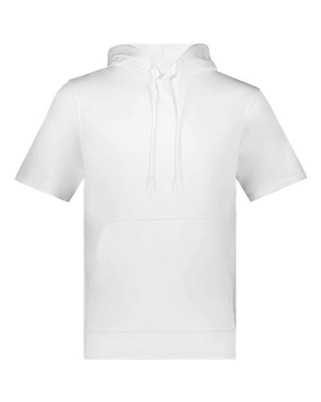 Fleece Short Sleeve Hooded Pullover