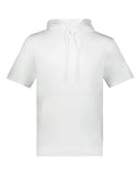 Unisex Fleece Short Sleeve Hooded Pullover