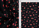 Strawberry Print Stretch Poplin Fabric