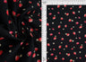 1 Yard Stretch Poplin Strawberry Print Fabric, 57/58? Wide Cotton Spandex Blend