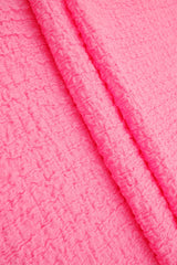 Waffle Crepe Solid Knit Fabric