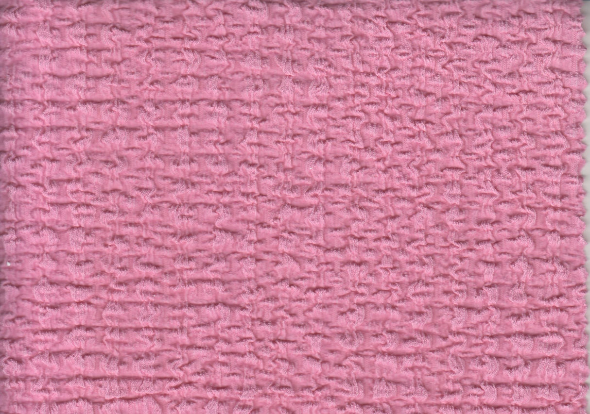 Waffle Crepe Solid Knit Fabric