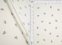 1 Yard Knit Gauze Ditsy Print Fabric 130 GSM, 52'' Wide Polyester Cotton Spandex Blend