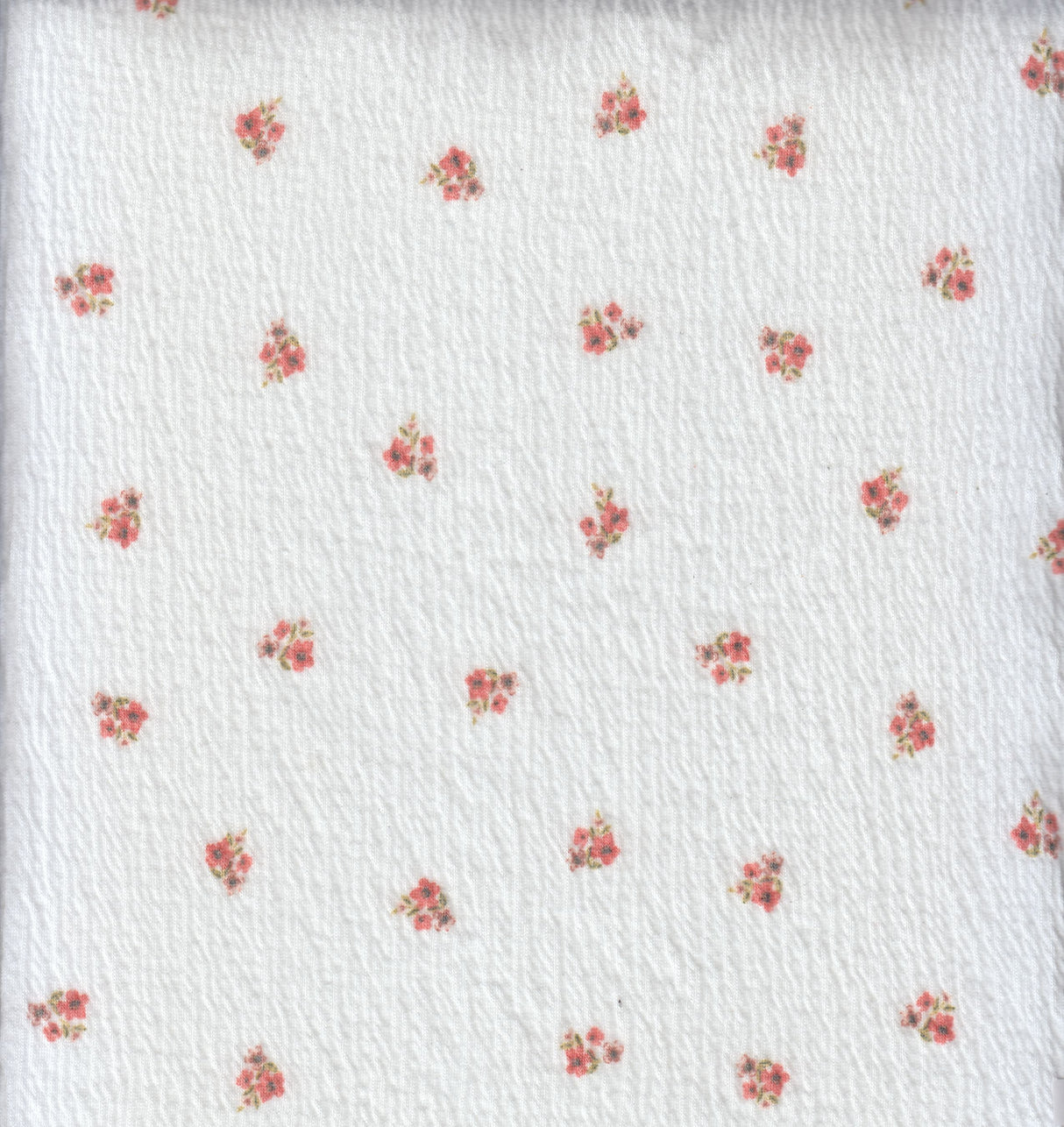 Knit Gauze Ditsy Print Blush Fabric