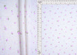 Pointelle Ribbed Knit Lavender Floral