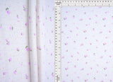 1 Yard Cotton Style Pointelle Ditsy Print Fabric 220 GSM Poly Spandex Knit 58/60" Width