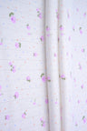 Ditsy Floral Pointelle Ribbed Knit Fabric 58/60" Wide – 220 GSM