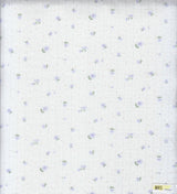 Pointelle Ribbed Knit Lavender Floral