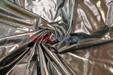 Metallic Foil Spandex Lame Spandex Fabric - All Over Foil, 60" Width (1 Yard)