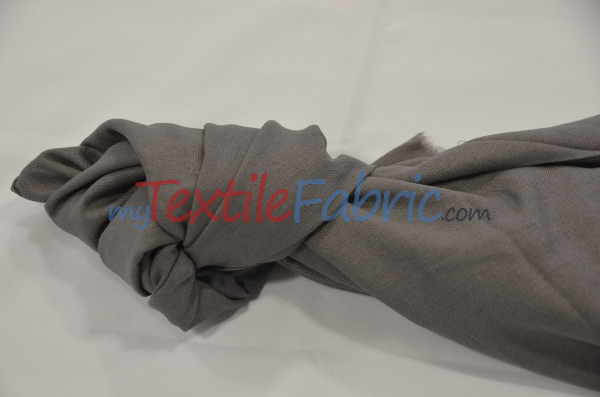 Rayon Linen Blend Fabric - Solid Colors, 52" Width (1 Yard)