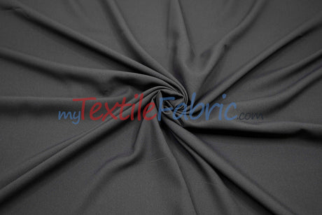 Scuba Double Knit Polyester Fabric - Solid Multiple Colors, 58/60" Width (1 Yard)
