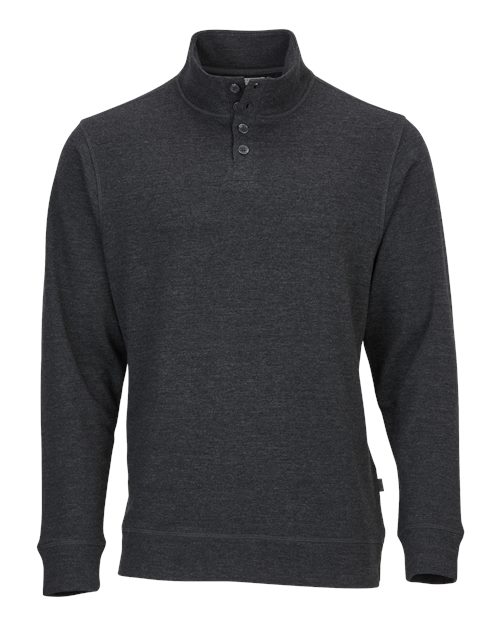 Men's French Terry Button Pullover