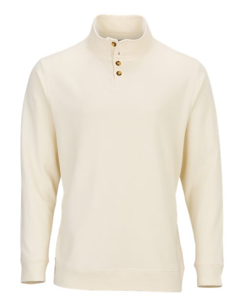 Men's French Terry Button Pullover