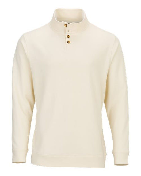 Men's French Terry Button Pullover