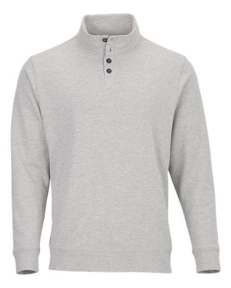 Men's French Terry Button Pullover