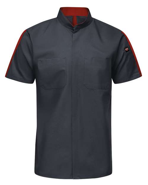 Red Kap Men's Mimix Pro+ Short Sleeve Work Shirt With OilBlok