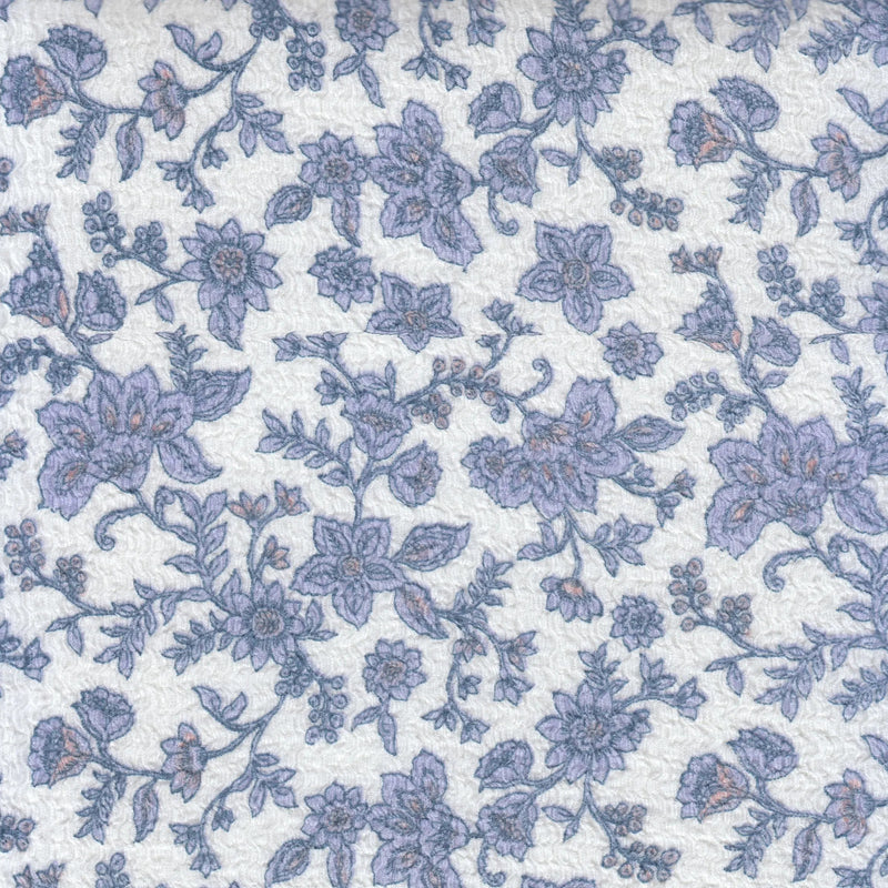 1 Yard Missoni Textured Knit Floral Print Fabric, 58/59'' Wide Polyester Spandex Blend