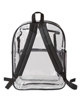 Large 17" Heavy Duty Clear Backpack