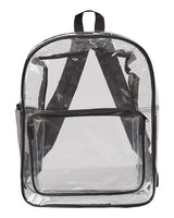 Large 17" Heavy Duty Clear Backpack