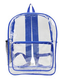 Large 17" Heavy Duty Clear Backpack