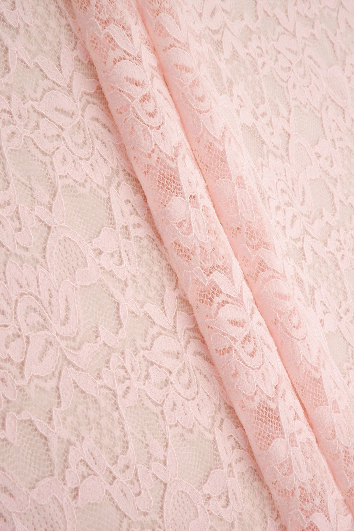 Floral Double Border Lace Fabric