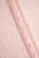 Floral Double Border Lace Fabric