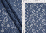 Floral Double Border Lace Fabric