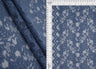 1 Yard Floral Double Border Lace Fabric, 57/58? Wide Nylon Spandex Blend