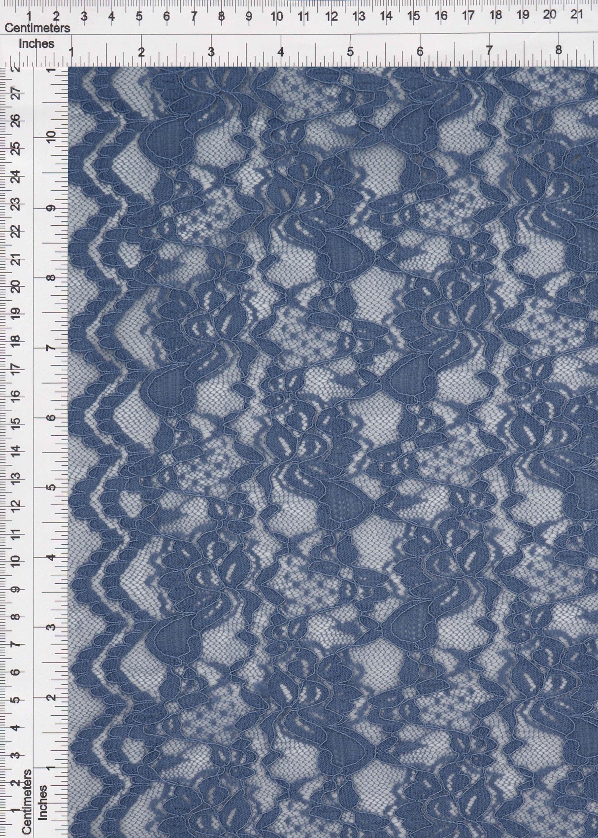 Floral Double Border Lace Fabric