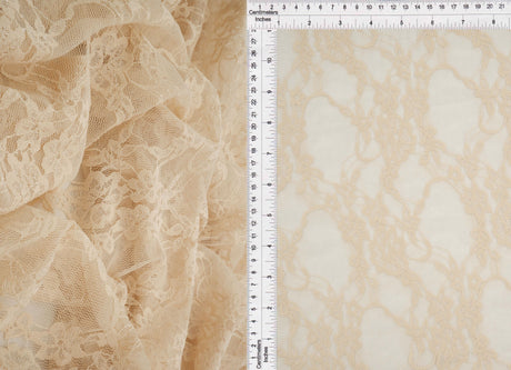 Floral Lace Nylon Spandex Fabric