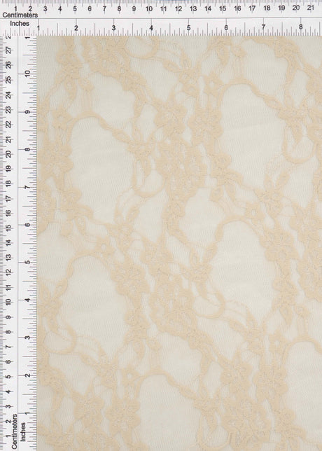 Floral Lace Nylon Spandex Fabric