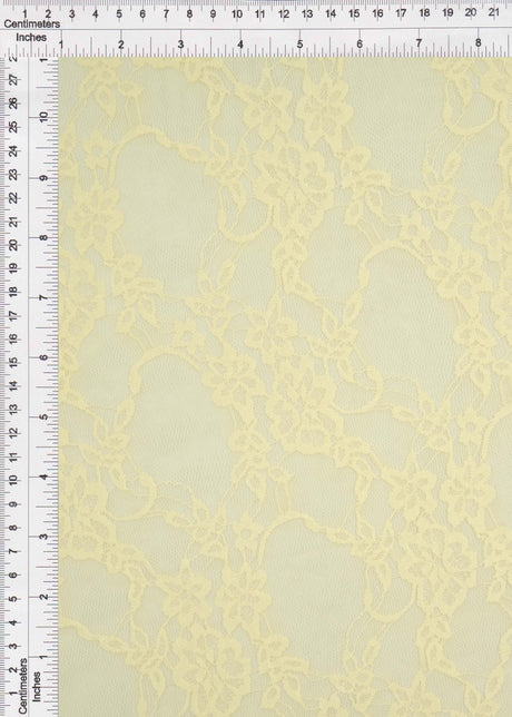Floral Lace Nylon Spandex Fabric