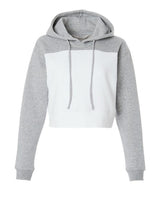 Boxercraft Women's Cropped Fleece Hooded Sweatshirt