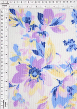 Floral Jacquard Double Knit Fabric