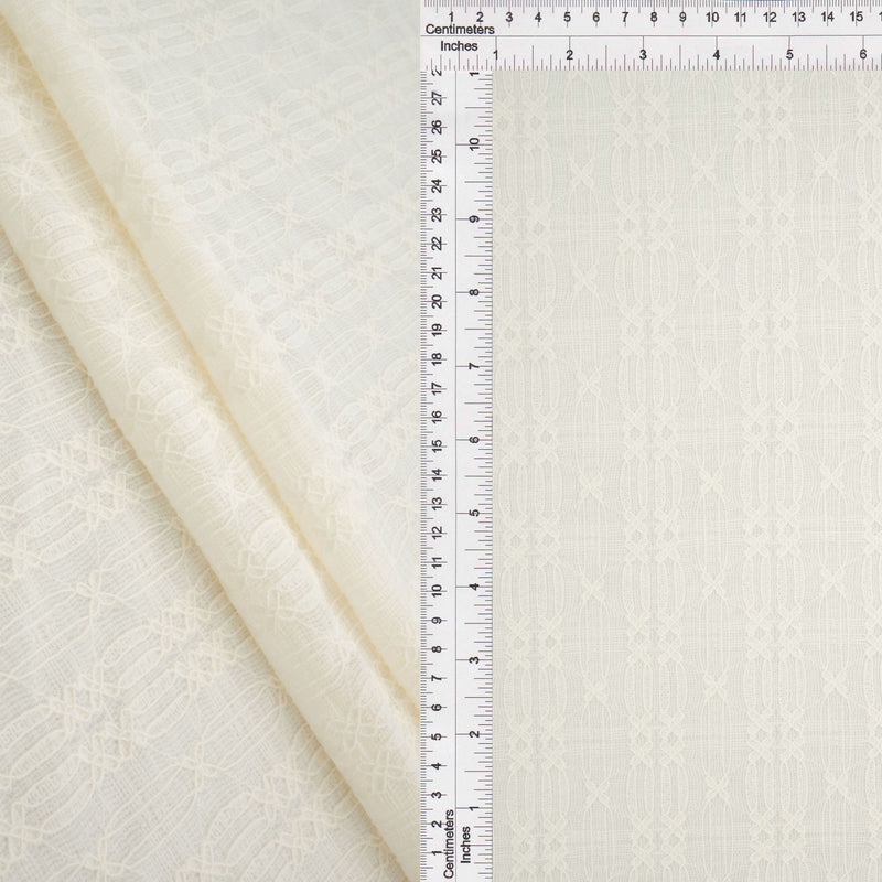 Geometric Stripe Lace Fabric
