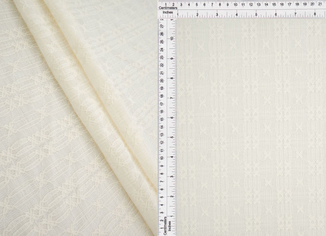 Geometric Stripe Lace Fabric