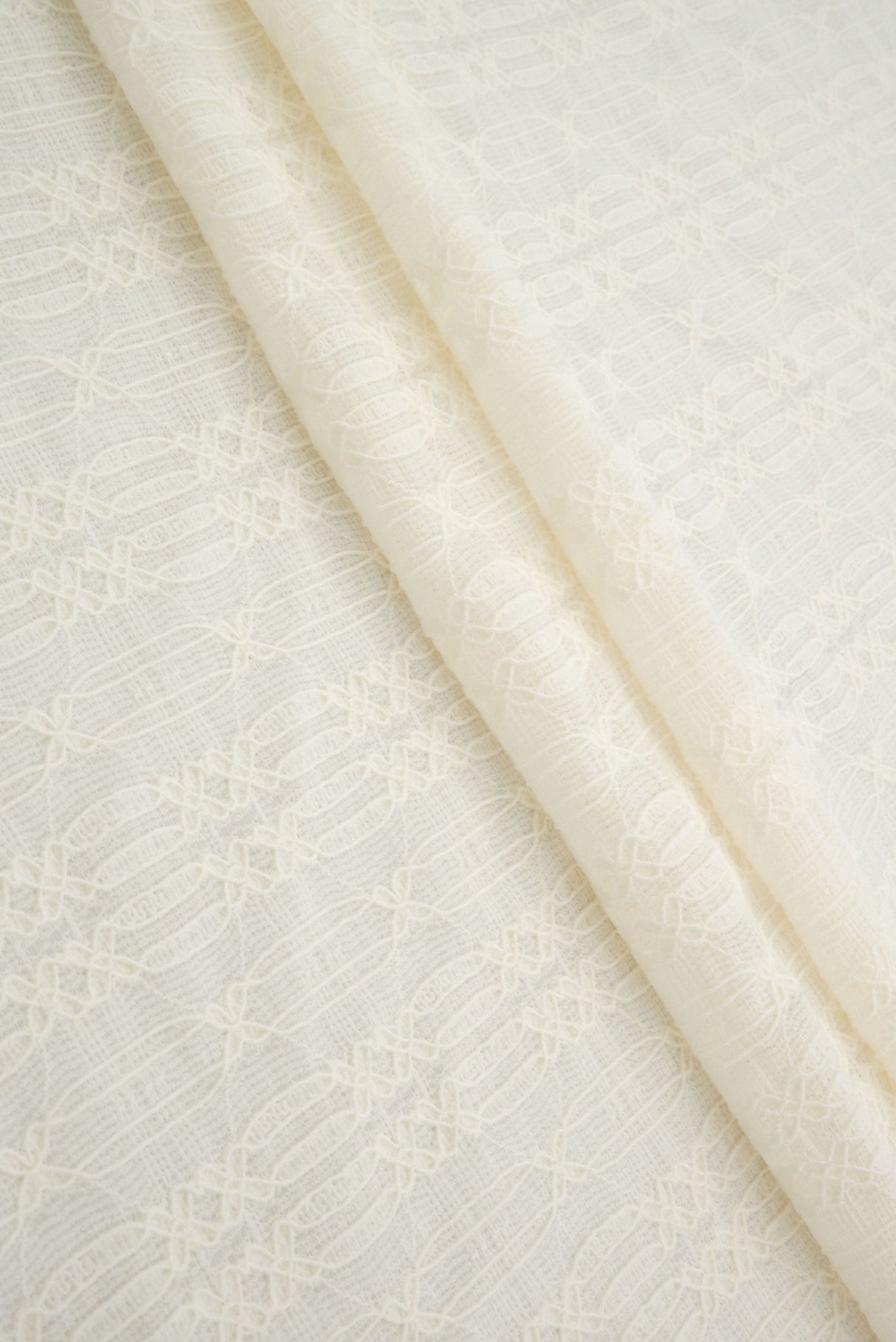 Geometric Stripe Lace Fabric