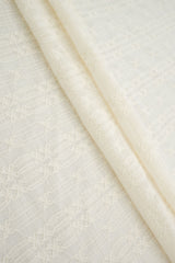Geometric Stripe Lace Fabric